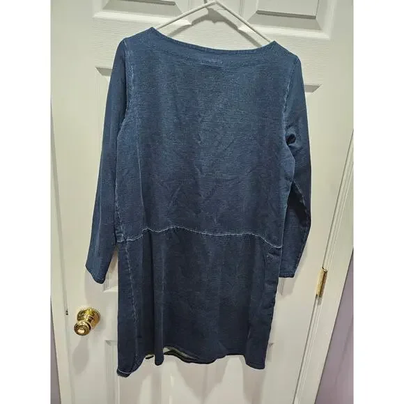 J. Jill Blue Midi Dress - Picture 4 of 6